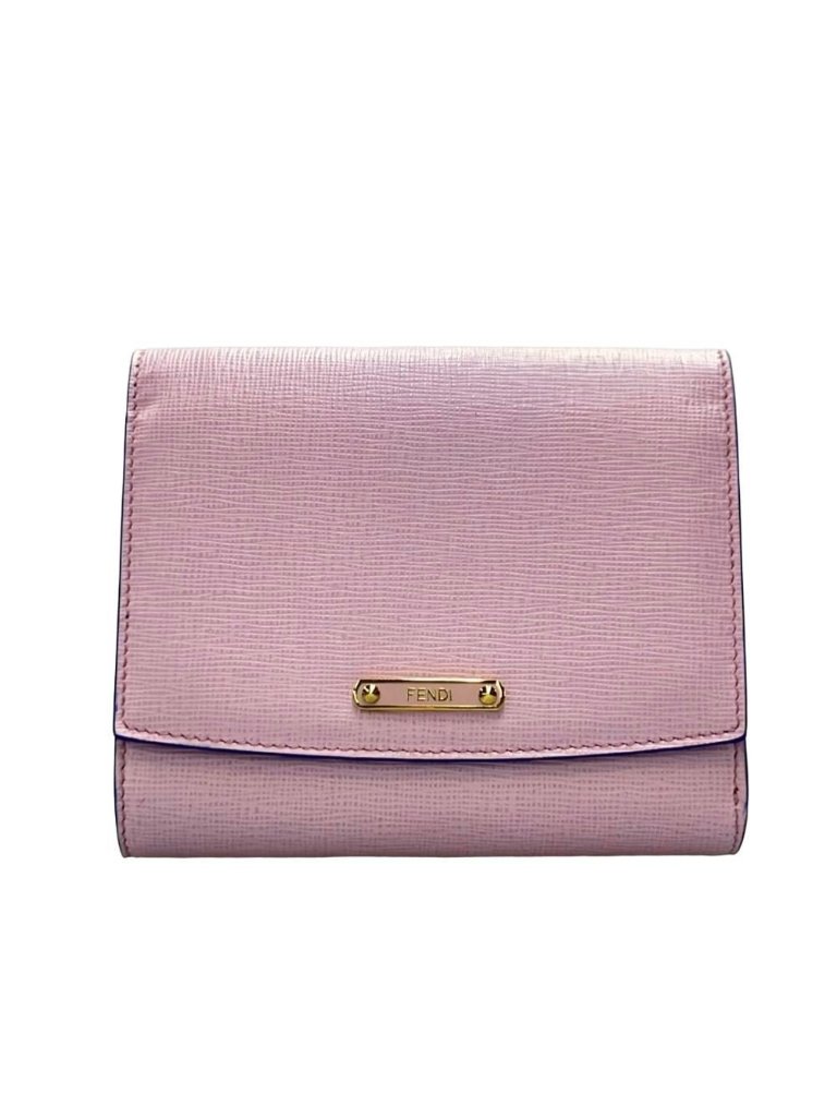 Fendi Bifold Wallet Pink